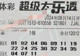 大乐透24094期分析晒票:20倍33倍多张复式亮相！看好区间比1:2:2